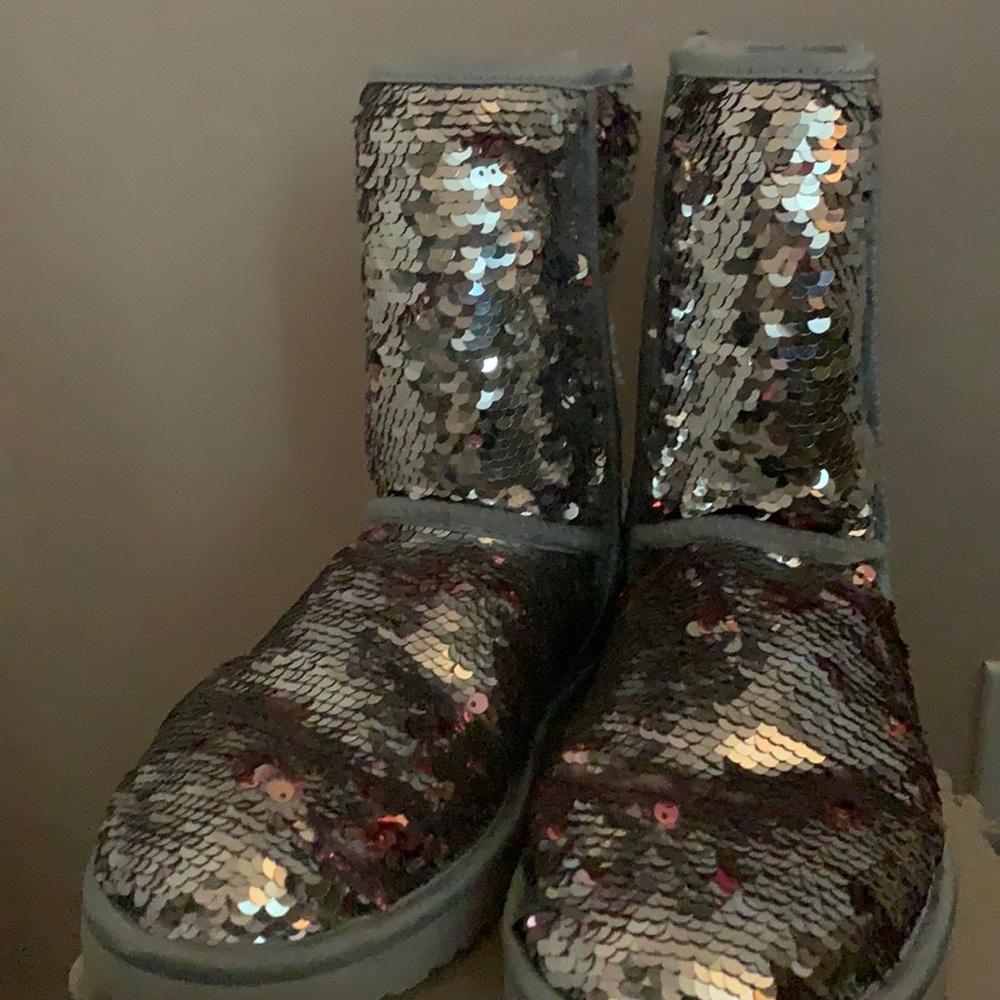 sequin UGG boots